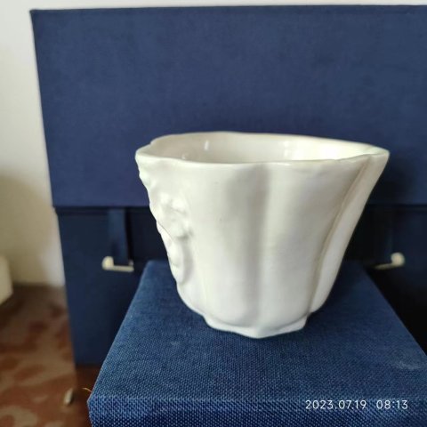 古玩陶瓷德化窯六方杯拍賣，當前價格1500元