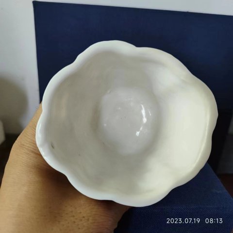 古玩陶瓷德化窯六方杯拍賣，當前價格1500元