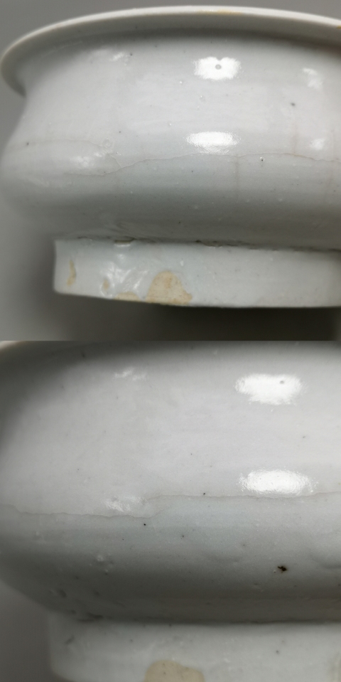 古玩陶瓷白釉琴爐拍賣，當前價格3000元