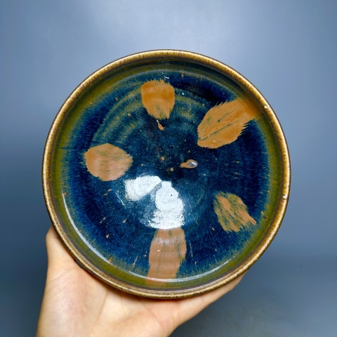 古玩陶瓷元代山西窯變釉碗拍賣,當前價格13000元
