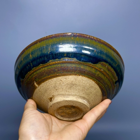 古玩陶瓷元代山西窯變釉碗拍賣,當前價格13000元