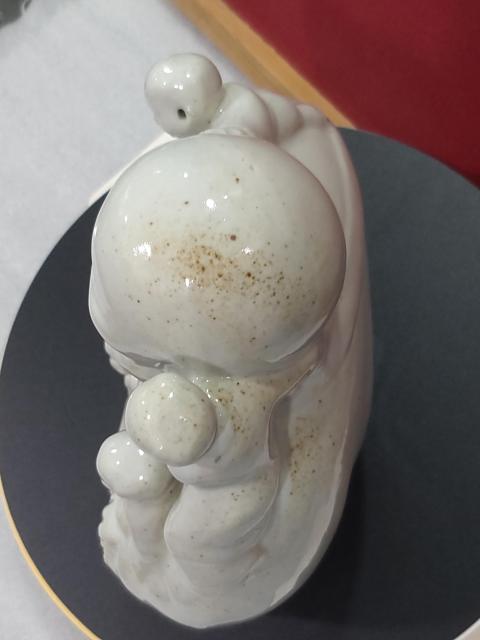 古玩陶瓷白釉五子彌勒佛塑像拍賣,當前價格1888元