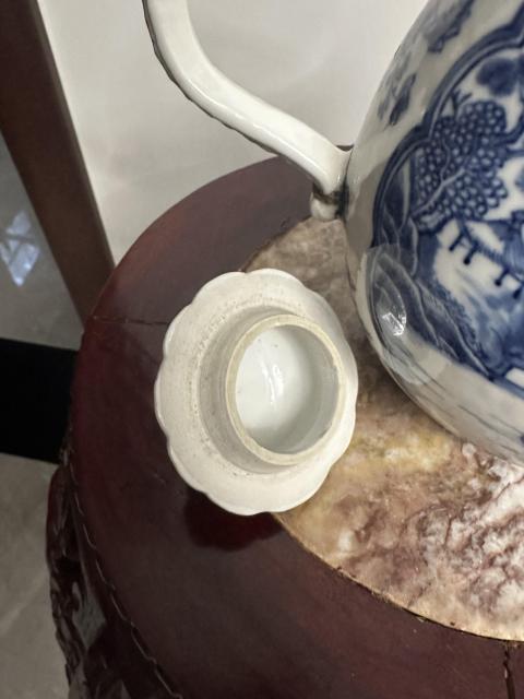 古玩陶瓷乾隆南京樣青花奶壺拍賣，當前價格10000元