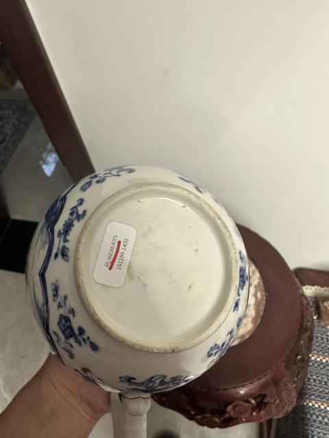 古玩陶瓷乾隆南京樣青花奶壺拍賣，當前價格10000元