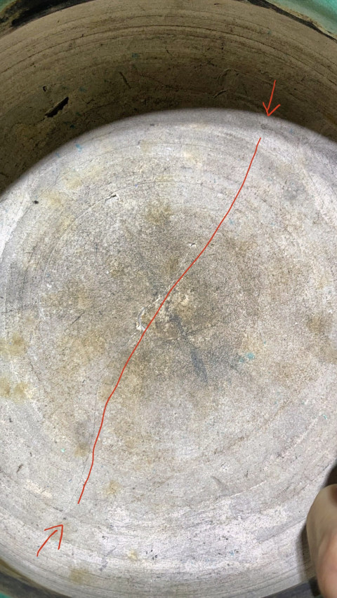 古玩陶瓷清代乾隆綠哥釉三足香爐拍賣，當前價格999元