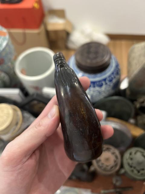 古玩雜項清代**雕人物印章拍賣,當前價格1800元