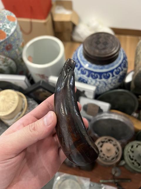 古玩雜項清代**雕人物印章拍賣,當前價格1800元