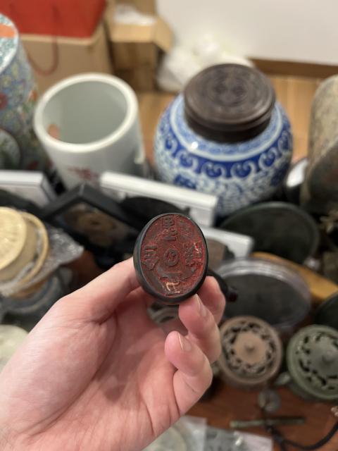 古玩雜項清代**雕人物印章拍賣,當前價格1800元