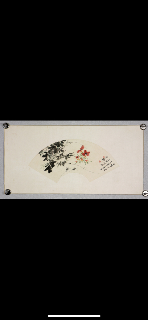 古玩字畫雪濤小寫意花鳥扇面拍賣，當(dāng)前價格26000元