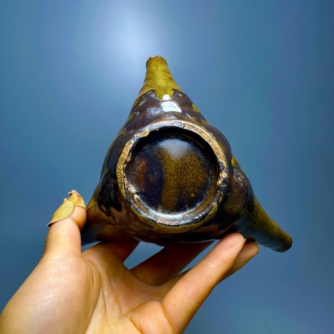 古玩陶瓷茶葉末油燈拍賣，當前價格960元