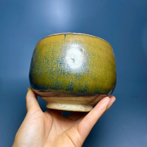 古玩陶瓷山西窯變釉缽拍賣，當(dāng)前價(jià)格8500元