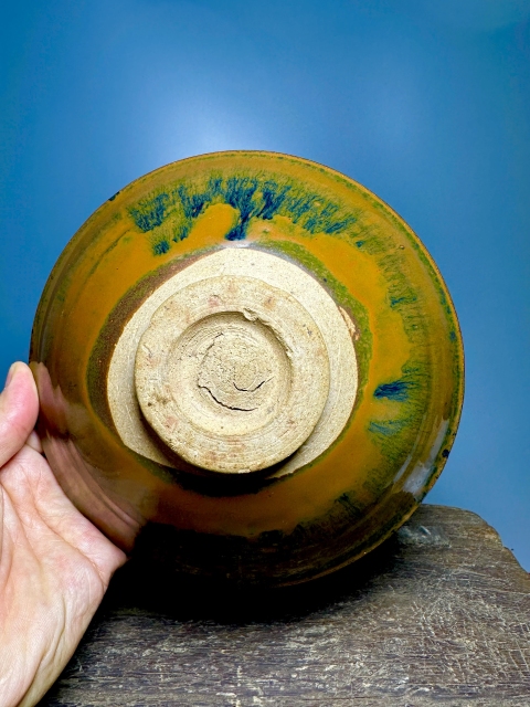 古玩陶瓷磁州窯兔毫釉直口斗笠碗拍賣(mài)，當(dāng)前價(jià)格12000元