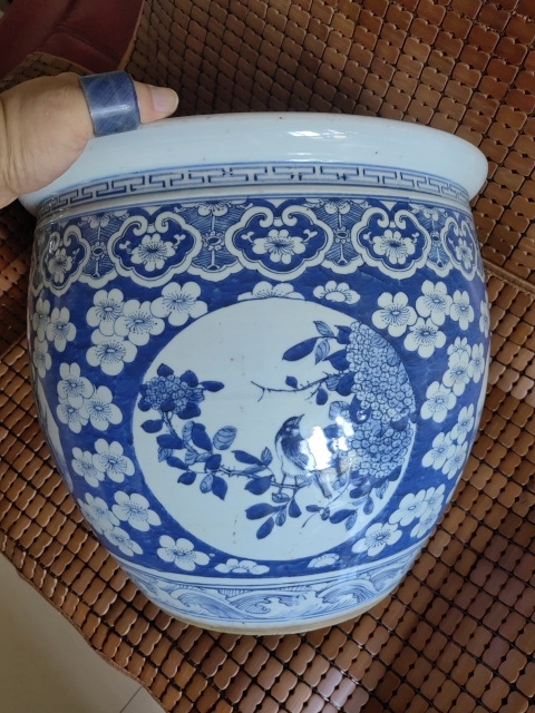 古玩陶瓷清晚期青花人物故事紋卷缸拍賣,當前價格76000元