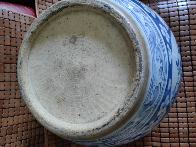 古玩陶瓷清晚期青花人物故事紋卷缸拍賣,當前價格76000元