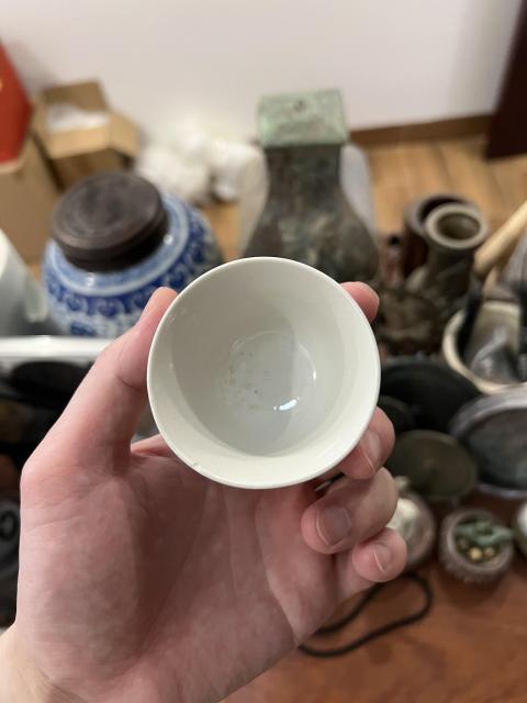 古玩陶瓷民國(guó)杯盤拍賣，當(dāng)前價(jià)格199元