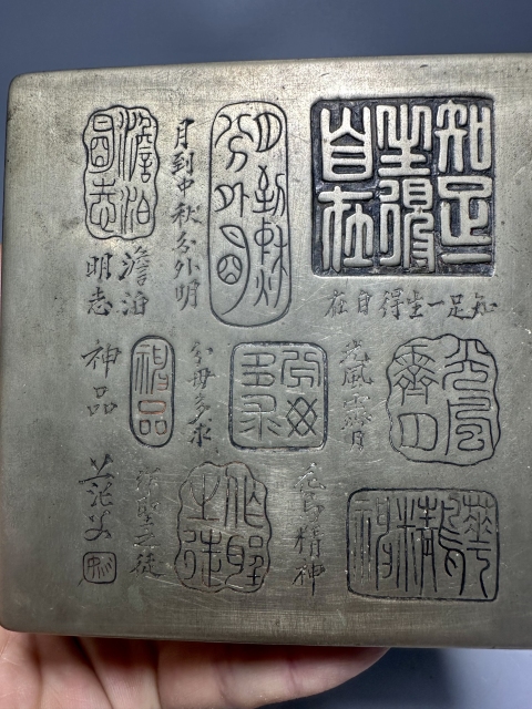 古玩雜項墨盒拍賣，當前價格13000元