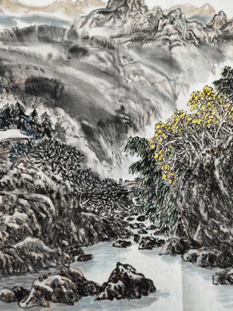 古玩字畫北京工藝美術出版社主編賈德江《山水》拍賣，當前價格16999元
