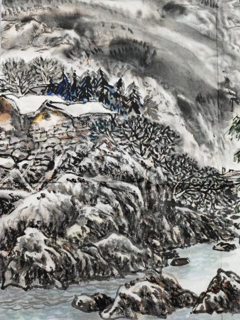 古玩字畫北京工藝美術出版社主編賈德江《山水》拍賣，當前價格16999元