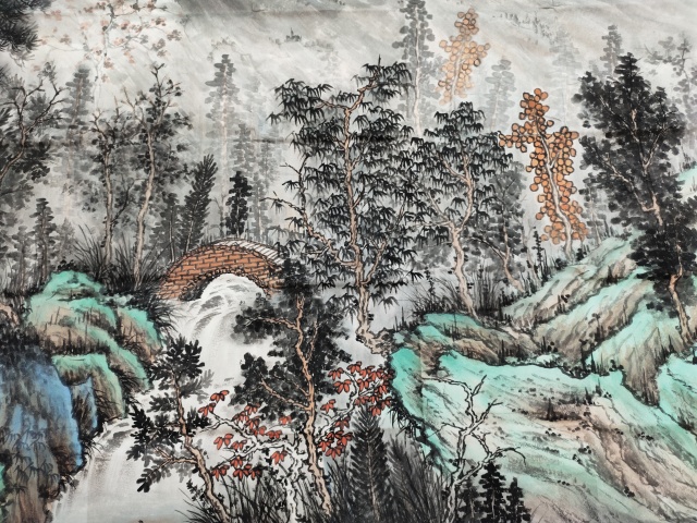 古玩字畫著名書(shū)畫家 司松筠《秋色蒼梧間梧間》拍賣，當(dāng)前價(jià)格6999元