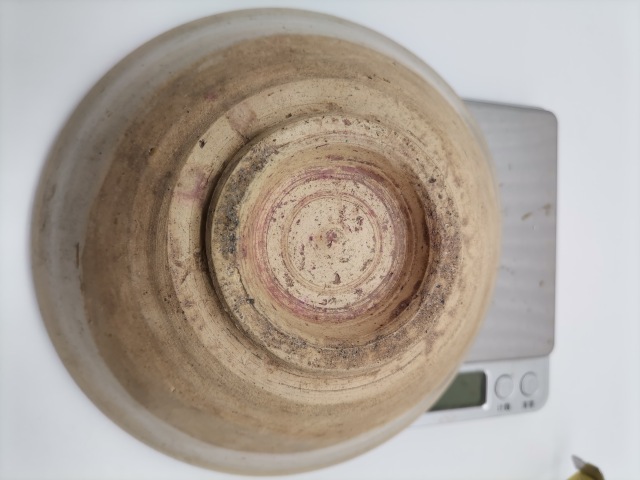古玩陶瓷磁州窯褐點澀圈圈足疊燒工藝碗拍賣,當前價格188元