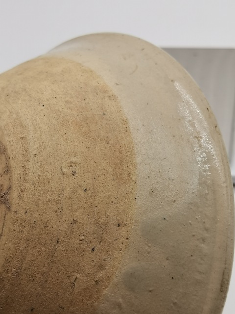 古玩陶瓷磁州窯褐點澀圈圈足疊燒工藝碗拍賣,當前價格188元