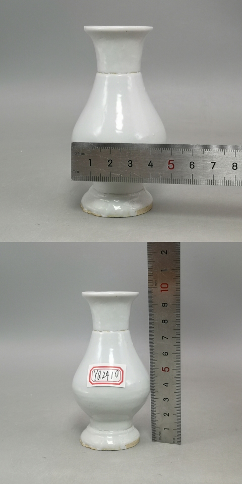 古玩陶瓷清白釉玉壺春小瓶拍賣，當前價格450元
