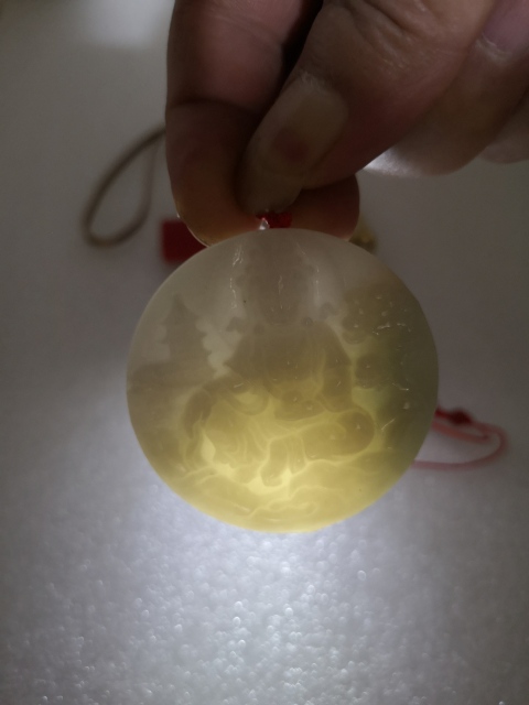 古玩玉器天然翡翠雕“觀音”掛牌拍賣,當前價格680元