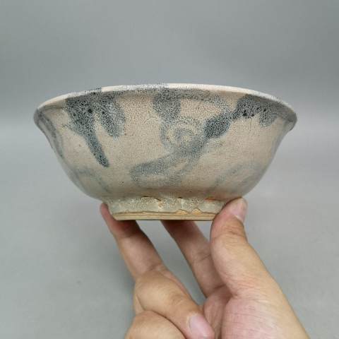 古玩陶瓷明早期-洪武青花云氣紋碗拍賣(mài)，當(dāng)前價(jià)格553元