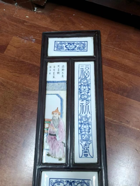 古玩陶瓷瓷板畫拍賣，當前價格9999元