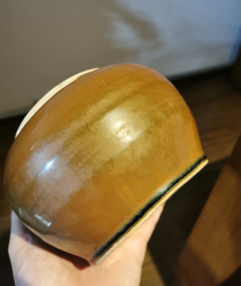 古玩陶瓷明代?紫金釉茶入拍賣,當前價格999元
