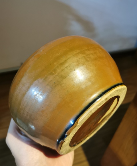 古玩陶瓷明代?紫金釉茶入拍賣,當前價格999元