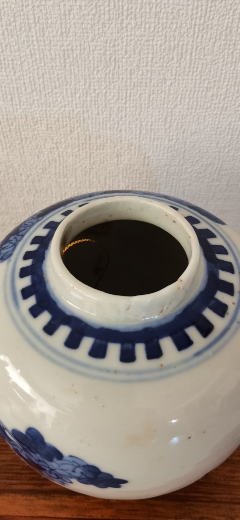 古玩陶瓷青花人物罐拍賣，當前價格4000元