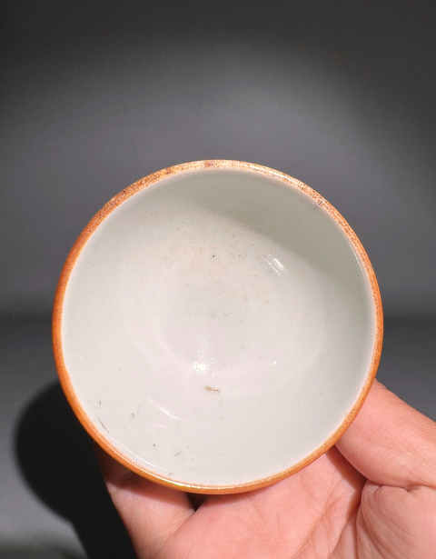 古玩陶瓷（精品）白釉雞心杯拍賣，當前價格2888元