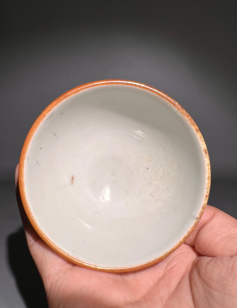 古玩陶瓷（精品）白釉雞心杯拍賣，當前價格2888元