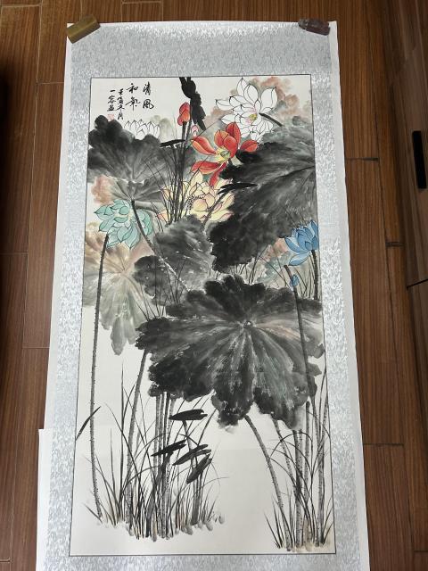 古玩字畫王一容老師作品清風和氣拍賣，當前價格678元
