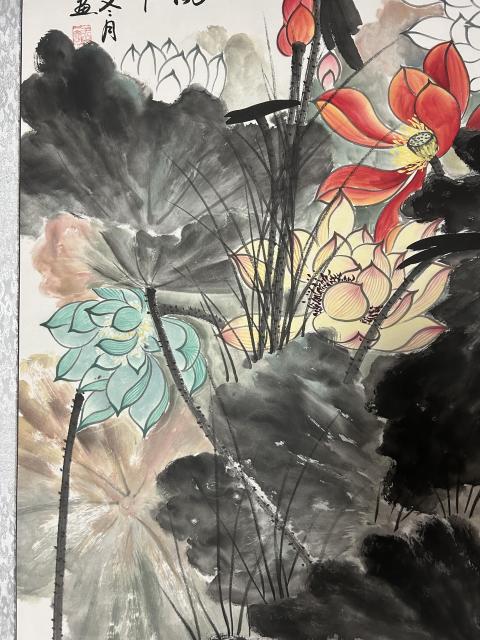 古玩字畫王一容老師作品清風和氣拍賣，當前價格678元