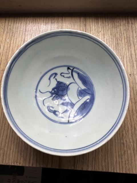 古玩陶瓷青花龍鳳紋碗拍賣,當前價格5000元