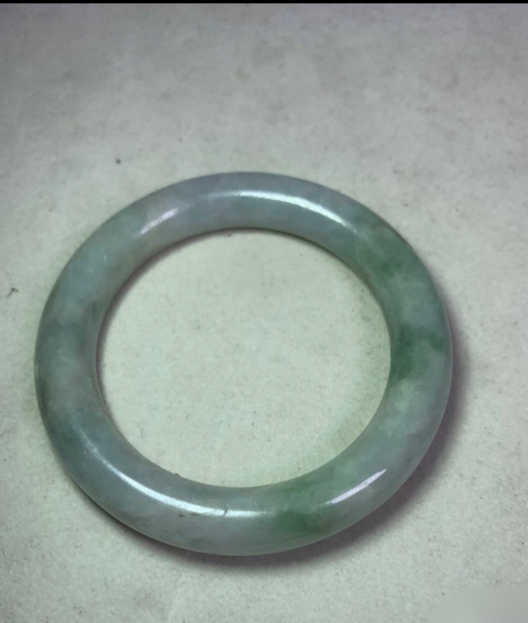 古玩玉器天然翡翠手鐲拍賣,當前價格3600元