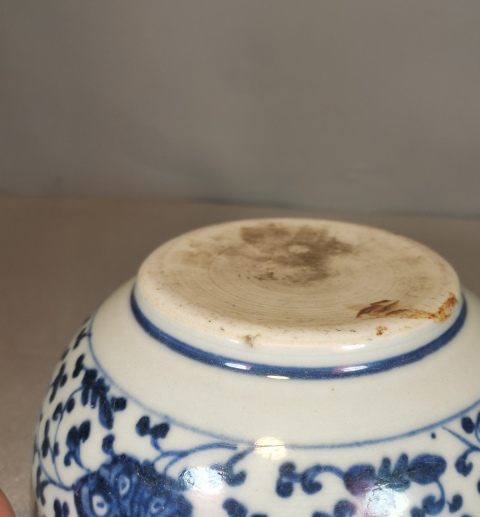古玩陶瓷清早期雍正仿永宣青花纏枝花卉擂缽拍賣,當(dāng)前價(jià)格16800元