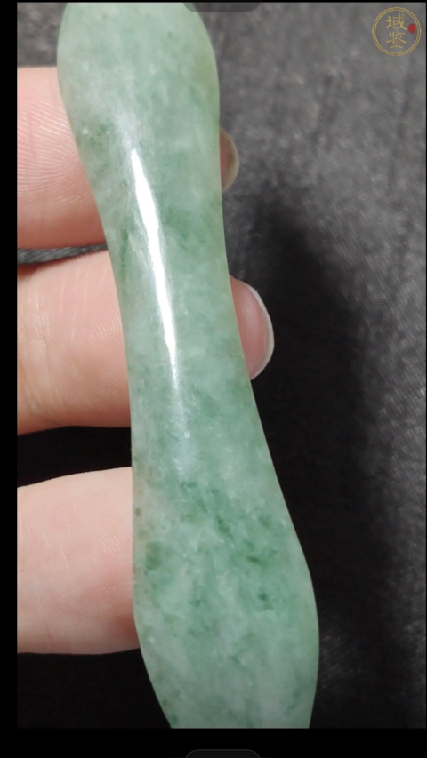 古玩玉器天然翡翠發簪拍賣,當前價格666元