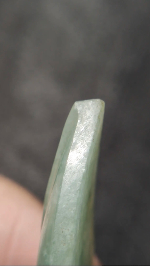 古玩玉器天然翡翠發簪拍賣,當前價格666元