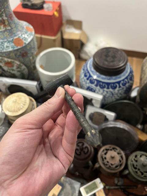 古玩雜項清代天槌一把拍賣,當前價格680元