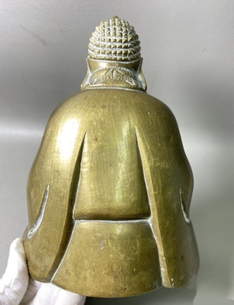 古玩銅器晚清釋迦牟尼佛銅造像拍賣，當前價格4999元