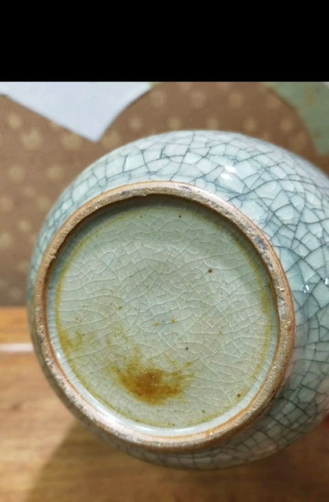 古玩陶瓷哥釉水盂拍賣,當前價格985元