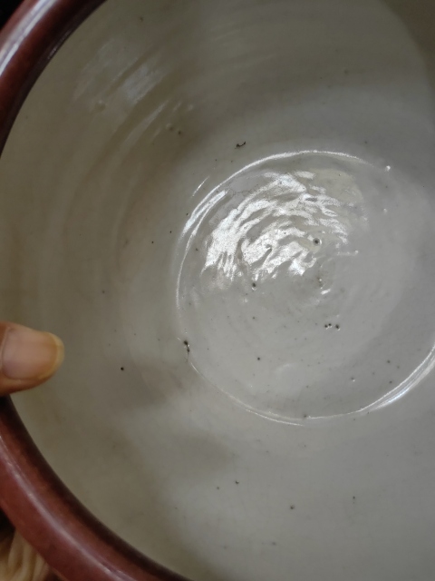 古玩陶瓷清代中期紅釉筆洗拍賣，當前價格6800元