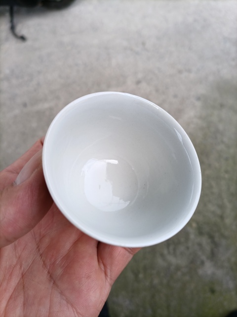 古玩陶瓷竹紋綠彩杯拍賣,當前價格300元