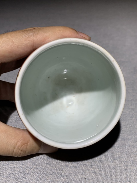古玩陶瓷清康熙郎窯紅釉杯拍賣,當前價格98000元