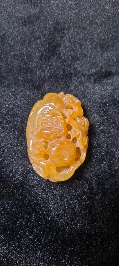 古玩玉器瑪瑙把件拍賣，當前價格1000元