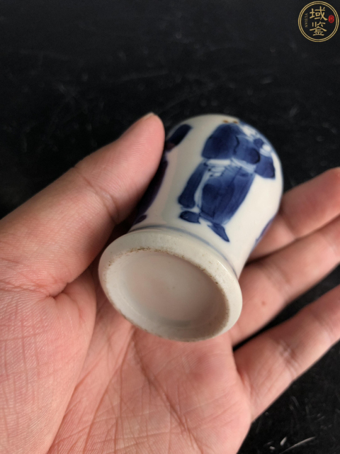 古玩陶瓷青花人物紋小瓶拍賣，當前價格2500元