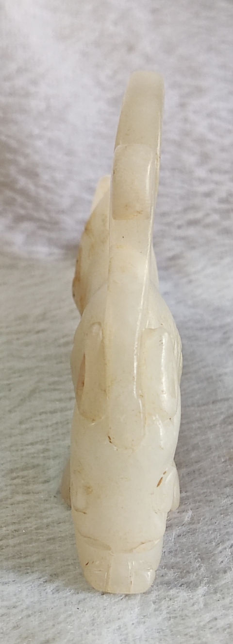 古玩雜項和田玉雕瑞獸擺件拍賣，當(dāng)前價格1988元